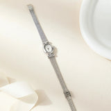 Reloj de Pulsera Metálica Minimalista