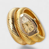 Reloj Brazalete Flexible con Brillos