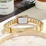 Reloj Cuadrado de Acero Inoxidable