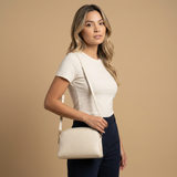 Bolso Cruzado de Cuero Cocodrilo para Mujeres