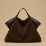 Bolso Tote Grande de Cuero Suede