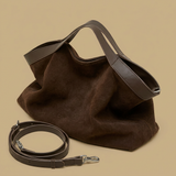 Bolso Tote Grande de Cuero Suede
