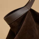 Bolso Tote Grande de Cuero Suede
