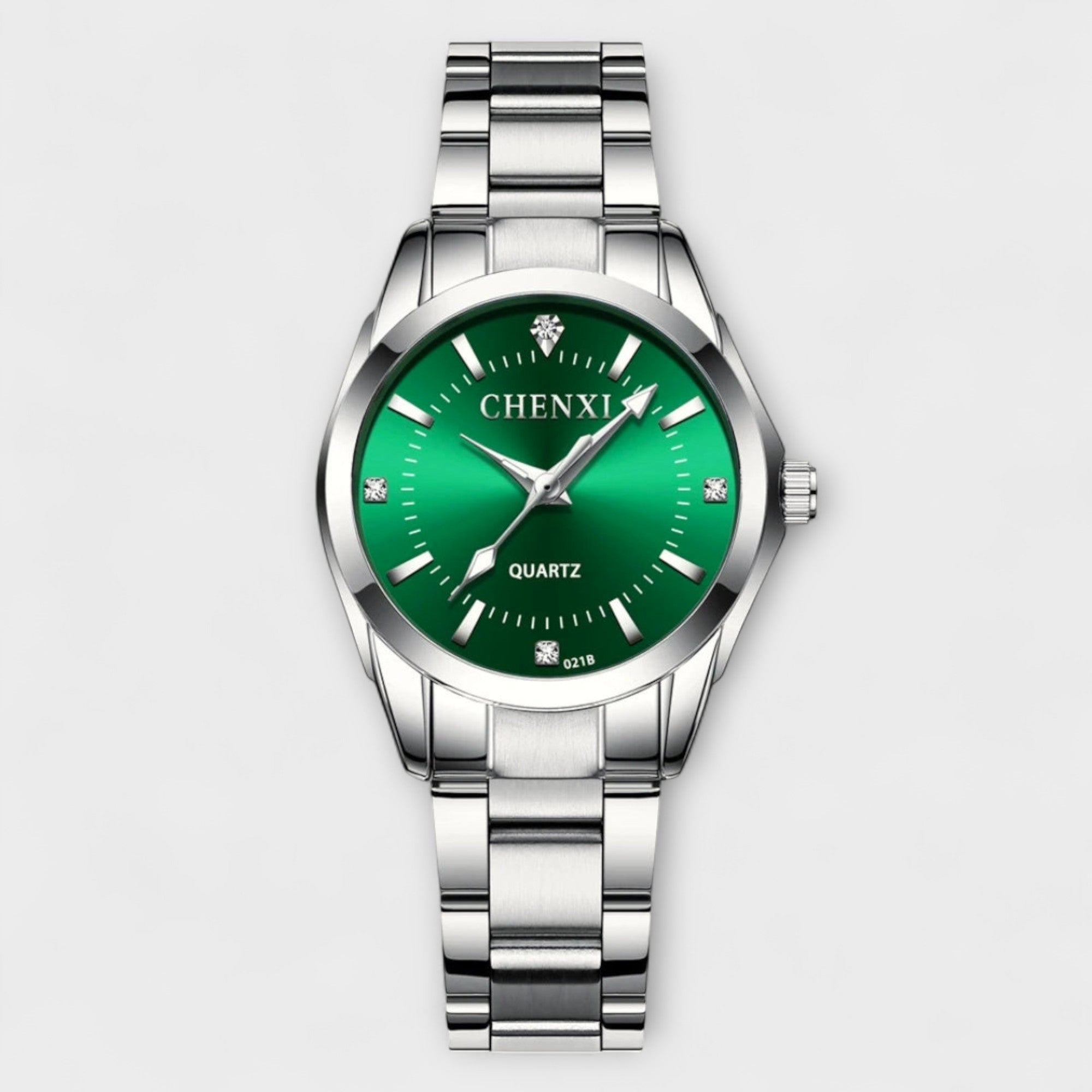 Reloj de acero con cuarzo