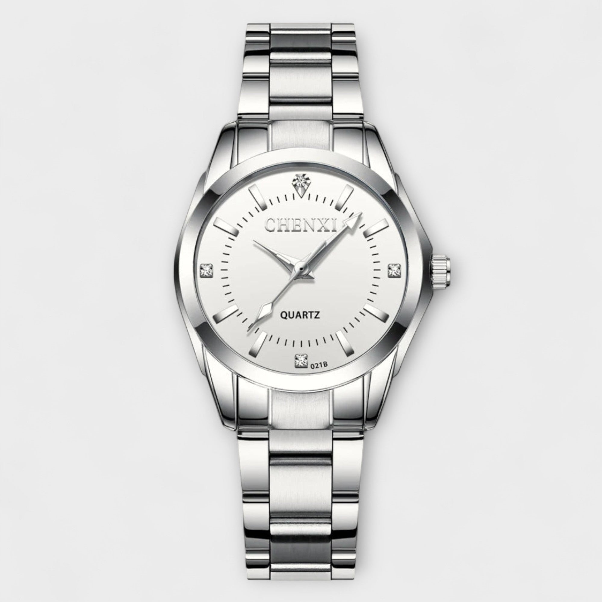Reloj de acero con cuarzo