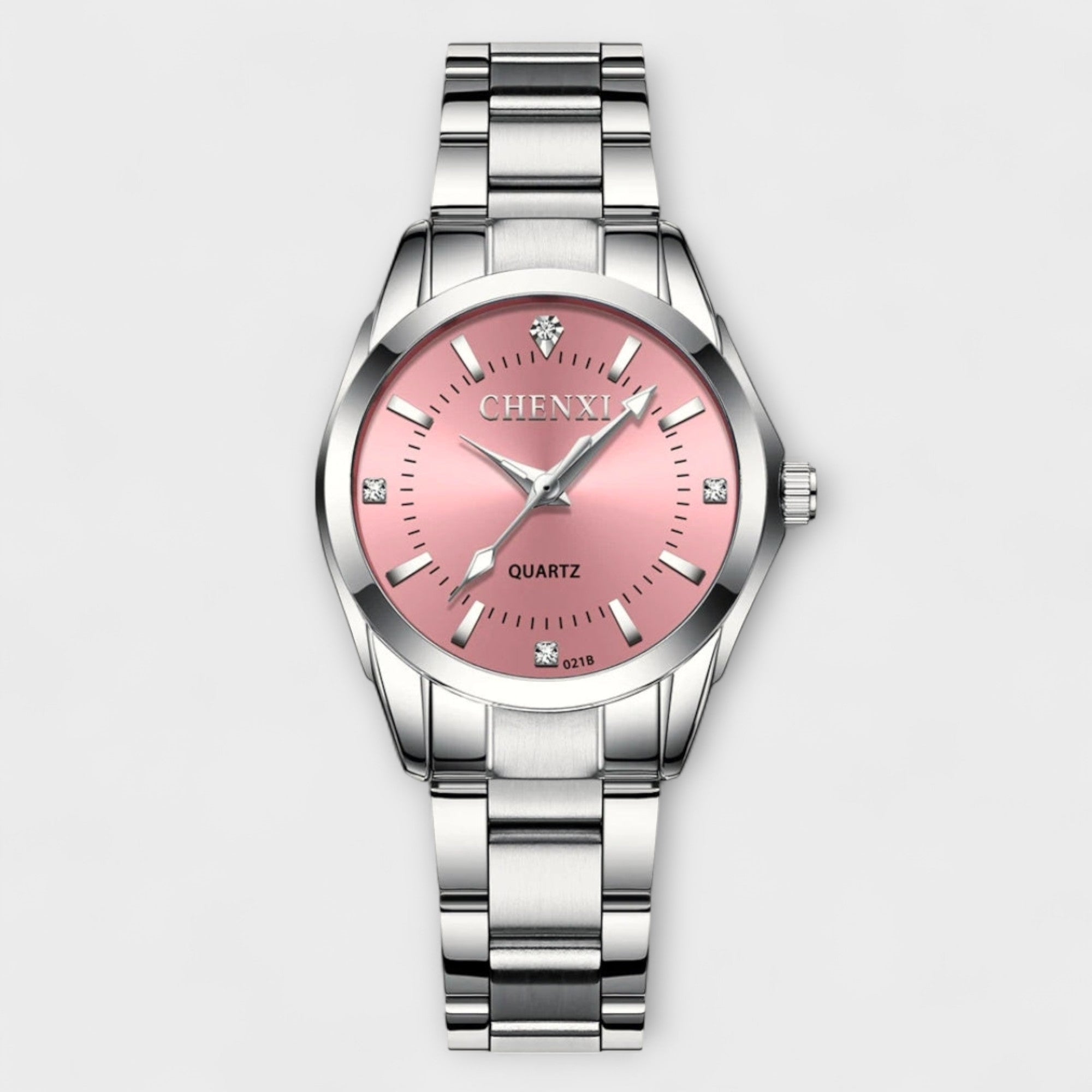 Reloj de acero con cuarzo