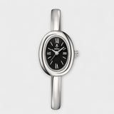 Reloj metálico de esfera ovalada