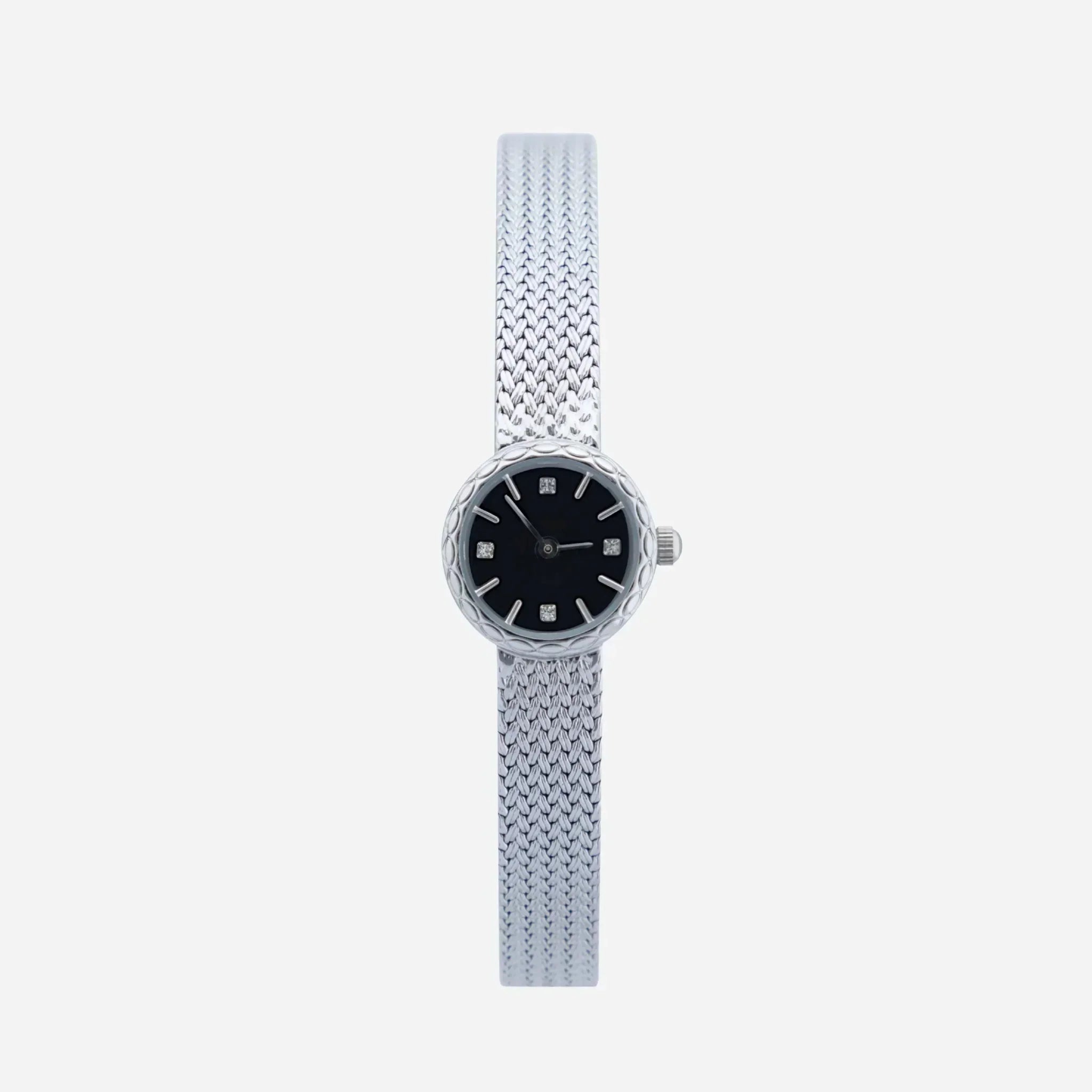 Reloj Dorado De Malla Elegante