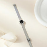 Reloj Dorado De Malla Elegante