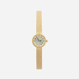 Reloj Dorado De Malla Elegante