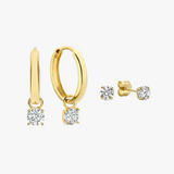 Set de pendientes brillantes versátiles