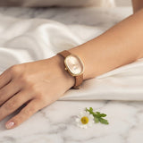 Reloj de Malla con Cristales