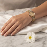 Reloj de Malla con Cristales