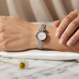 Reloj de Malla con Cristales