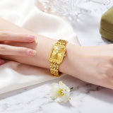 Reloj Metálico Rectangular de Pulsera