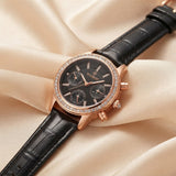 Reloj de correa texturizada elegante