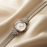 Reloj de Malla con Cristales