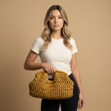 Bolso Hobo Diseño de Paja Tejida