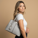 Bolso de Hombro para Mujeres en Cuero Texturizado