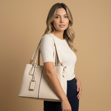 Bolso de Hombro para Mujeres en Cuero Texturizado