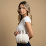Bolso Cruzado Diseño Nube de Felpa