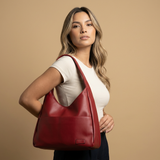 Bolso Cruzado con Acabado de Cuero Texturizado