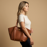 Bolso Tote para Mujeres - Gran Bolso de Cuero con Alas