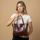 Bolso Tote de Cuero para Mujeres, Bandolera y de Hombro