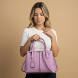 Bolso de Hombro para Mujeres en Cuero Texturizado
