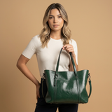Bolso Tote de Cuero para Mujeres, Bandolera y de Hombro