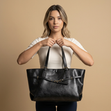 Bolso Tote Grande de Cuero para Mujeres