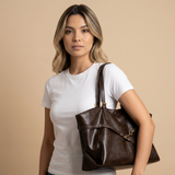 Bolso Tote Grande de Cuero para Mujeres