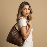 Bolso Hobo para Mujeres - Gran Bolso de Cuero para Hombro
