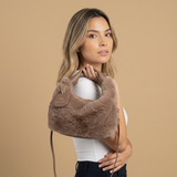 Bolso de Hombro con Asa de Piel Sintética