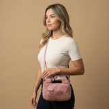 Bolso de Hombro con Asa de Piel Sintética