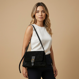 Bolso Hobo con Solapa y Hebilla