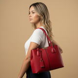 Bolso de Hombro para Mujeres en Cuero Texturizado