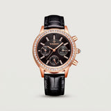 Reloj de correa texturizada elegante