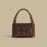 Bolso de Hombro con Flecos de Cuentas