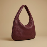 Bolso Hobo para Mujeres - Bolso Grande de Cuero Trenzado