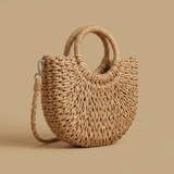 Bolso Cruzado de Ratán Tejido