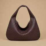 Bolso Hobo para Mujeres - Bolso Grande de Cuero Trenzado