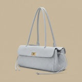Bolso de Hombro con Costura Acolchada