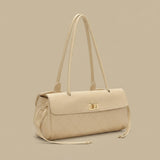 Bolso de Hombro con Costura Acolchada
