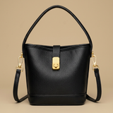 Bolso de Hombro con Cierre Dorado