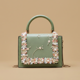 Bolso Bandolera con Encaje Floral