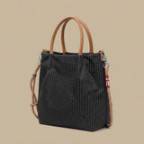 Bolso Tote con Patrón de Cuadros