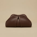 Bolso de Hombro con Frente Plisado