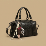 Bolso de Hombro con Letras Elevadas