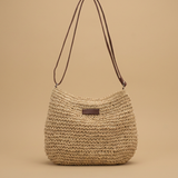 Bolso de Hombro para Mujeres de Paja Tejida